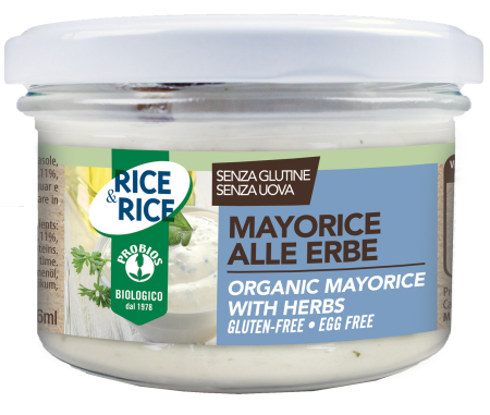 Mayorice vegane Mayonnaise mit Kräutern, BIO, Probios, 165g